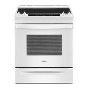 4.8 Cu. Ft. Whirlpool® Electric Range with Frozen Bake™ Technology YWEE515S0LW