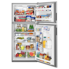 Maytag® 33-Inch Wide Top Freezer Refrigerator with PowerCold® Feature- 21 Cu. Ft. MRT311FFFZ