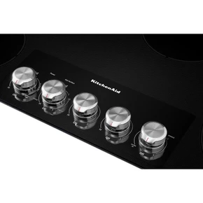 Kitchenaid® 36" Electric Cooktop with 5 Elements and Knob Controls KCES556HBL