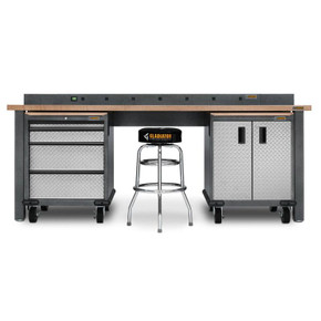 Gladiator® 6' (182.9 cm) Wide 9-Outlet Workbench Powerstrip GAAC68PSDG Gladiator® 6' (182.9 cm) Wide 9-Outlet Workbench Powerstrip GAAC68PSDG