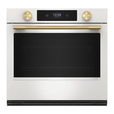Kitchenaid® 30-inch Smart Electric Single Wall Oven with Assisted Cooking Modes KOES730SPL