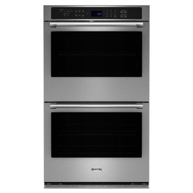 Maytag® 30-Inch Double Wall Oven with EvenAir™ True Convection System - 10.0 Cu. Ft. MOED4030TZ