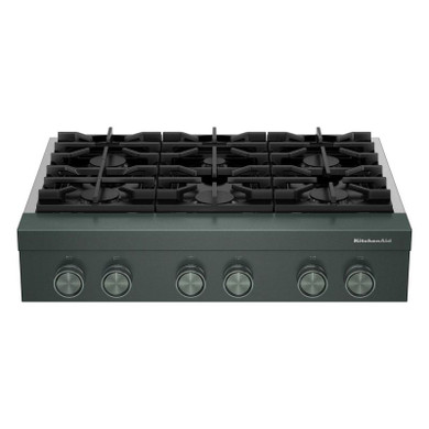 KitchenAid® 36-inch 6-Burner Gas Commercial-Style Rangetop KCGK936TJP