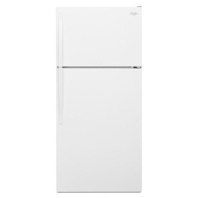 Whirlpool® 28-inches wide Top-Freezer Refrigerator with Optional Icemaker - 14 cu. ft. WRT314TFDW