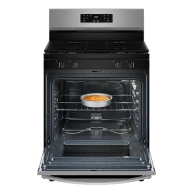 Whirlpool® 30-inch Self Clean Gas Range with No Preheat Mode WFGS3530RS
