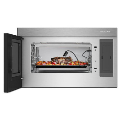 Kitchenaid® Multifunction Flush Mount Over-the-Range Microwave Oven with Infrared Sensor Modes YKMMF730PPS