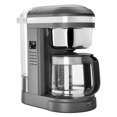 Kitchenaid® 12 Cup Drip Coffee Maker with Spiral Showerhead and Programmable Warming Plate KCM1209DG