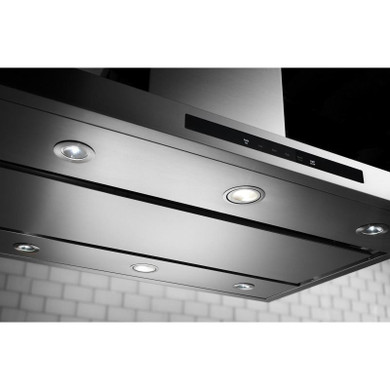 Kitchenaid® 36" Island-Mount, 3-Speed Canopy Hood KVIB606DSS