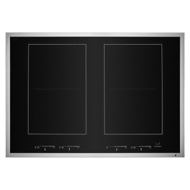 Jennair® 30" Lustre Stainless Induction Flex Cooktop JIC4730HS