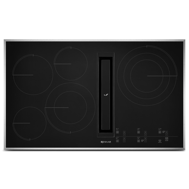 Jennair® 36 Lustre Trim Electric Radiant Downdraft Cooktop with Tap Touch Controls JED4536KS