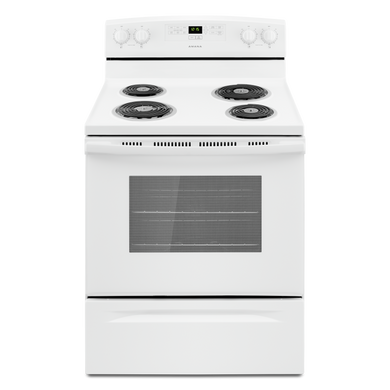 30-inch Amana® Electric Range with Bake Assist Temps YACR4303MFW