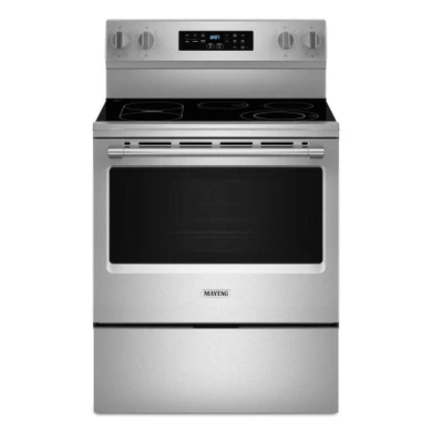 Maytag® 30-Inch Convection Electric Range With No Preheat Air Fry and Air Baking - 5.3 Cu. Ft. YMFES6030RZ