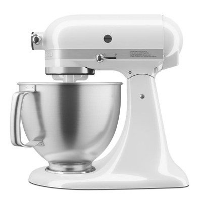 KitchenAid 5 Quart Tilt-Head Stand Mixer With Brushed Stainless Steel Bowl KSM192XDWH