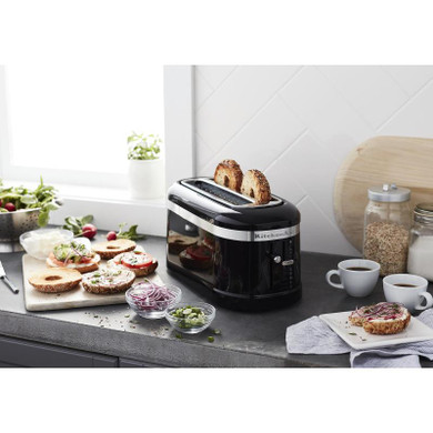 Kitchenaid® 4 Slice Long Slot Toaster with High-Lift Lever KMT5115OB