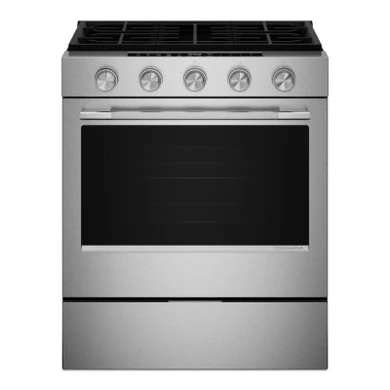 Kitchenaid® 5.0 Cu. Ft. Smart Slide-in Gas Range with Convection Cooking Modes KSGS330SPS