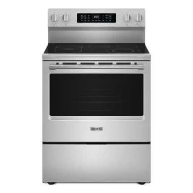 Maytag® 30-Inch Wide Freestanding Electric Range with Grill Mode and No Preheat Air Fry - 5.3 Cu. Ft. YMFES7030SZ
