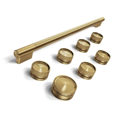 Brass Handle and Knob Hardware Accessory Kit for KitchenAid® 36" Commercial-Style Gas Range W11774755