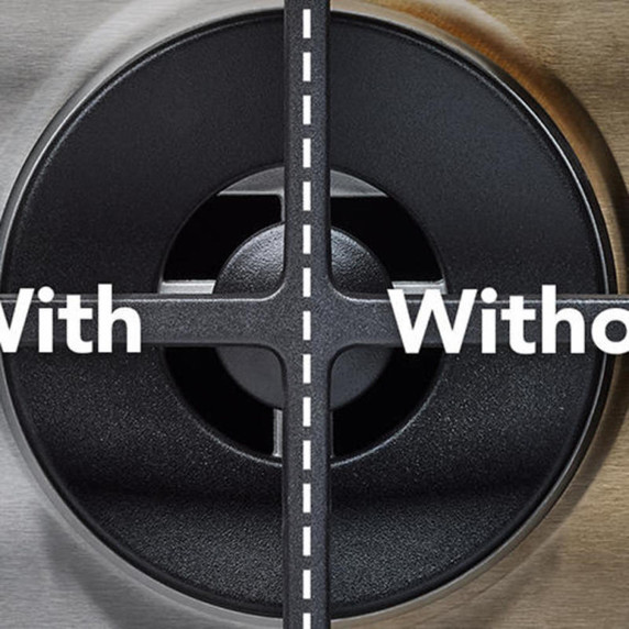 Kitchenaid® Gas-on-Metal Cooktop with an Integrated Wok Grate and CookShield™ Finish KCGK736SSS