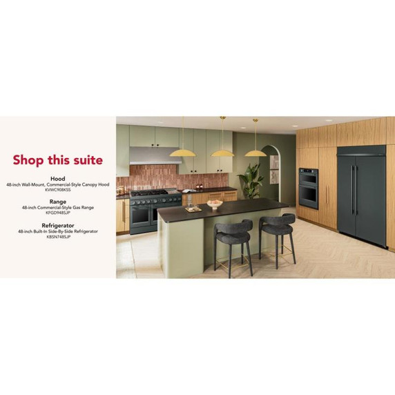 Kitchenaid® 30-inch Smart Electric Combo Wall Oven with Intelligent Cooking Camera - Juniper KOEC930SJP