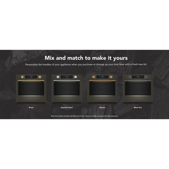 Kitchenaid® 30-inch Smart Electric Single Wall Oven with Intelligent Cooking Camera - Black Ore KOES930SBE
