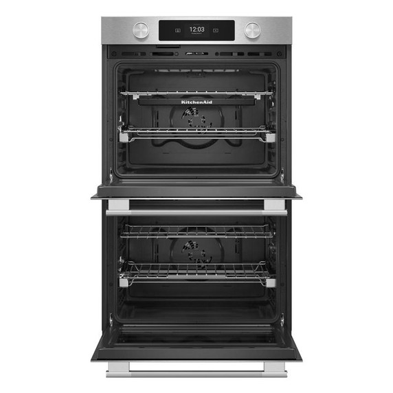 Kitchenaid® 30-inch Smart Electric Double Wall Oven with Intelligent Cooking Camera - PrintShield™ Finish KOED930SPS