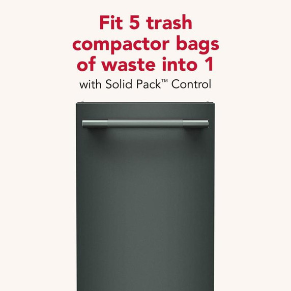 KitchenAid 15 in. Built-In Trash Compactor with Built-In Odor Management System KTTP515TJP