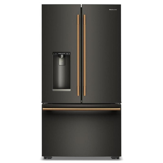 Kitchenaid® Counter-Depth French Door Refrigerator with Intelligent Auto Fill KRFC536SBE