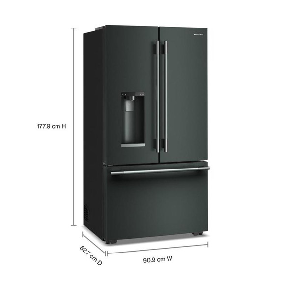 Kitchenaid® Counter-Depth French Door Refrigerator with Intelligent Auto Fill KRFC536SJP