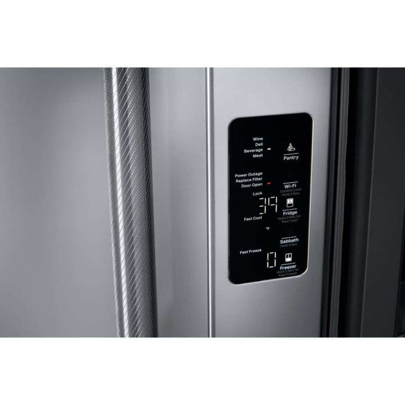 Jennair® RISE™ 36” Counter-Depth French Door Refrigerator with External Dispenser JFFCCE72SL