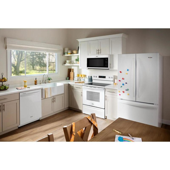 Whirlpool® 2.1 cu. ft. Microwave Hood with 4-Speed Venting YWMMS5630TW