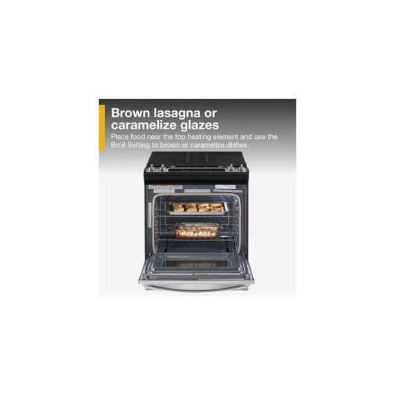 5.0 Cu. Ft. Whirlpool® Gas Range with Frozen Bake™ Technology WEG515S0LS