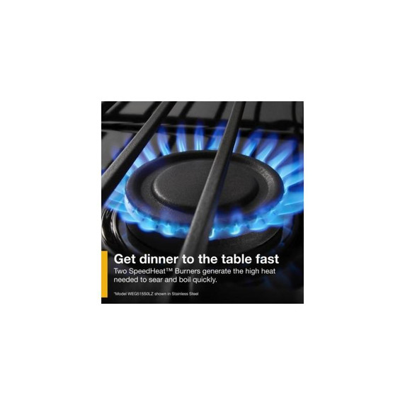 5.0 Cu. Ft. Whirlpool® Gas Range with Frozen Bake™ Technology WEG515S0LS