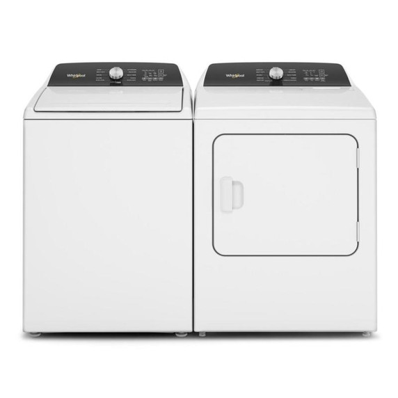 Whirlpool® 7.0 Cu. Ft. Top Load Gas Moisture Sensing Dryer WGD5010LW
