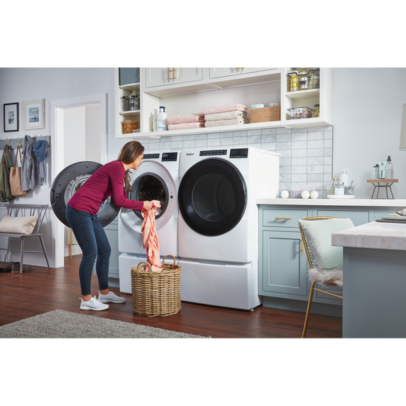 Whirlpool® 5.8 Cu. Ft. Front Load Washer with Quick Wash Cycle WFW6605MW