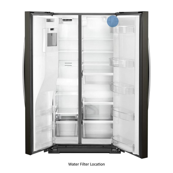 Whirlpool® 36-inch Wide Counter Depth Side-by-Side Refrigerator - 21 cu. ft. WRS571CIHV