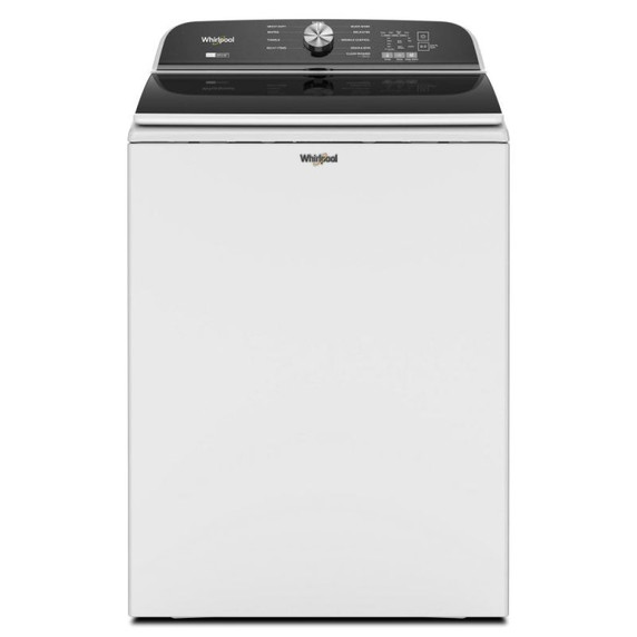 6.0-6.1 Cu. Ft. Whirlpool® Top Load Washer with Removable Agitator WTW6157PW