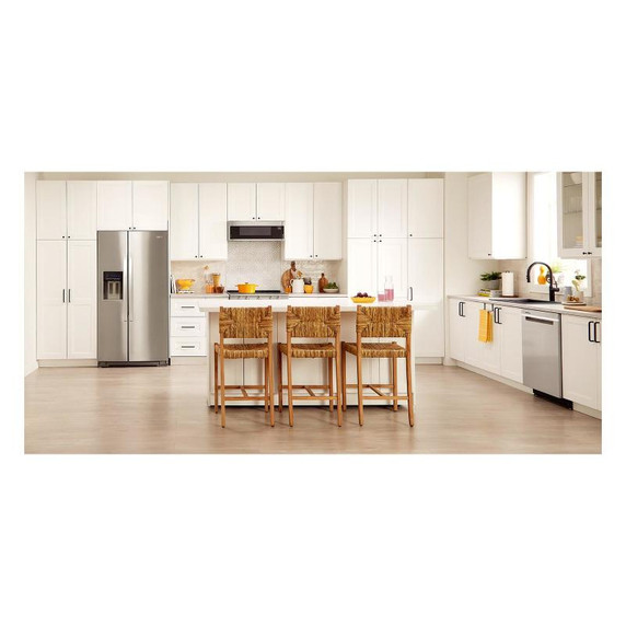 Whirlpool® 33-inch Wide Side-by-Side Refrigerator - 22 cu. ft. WRS312SNHM