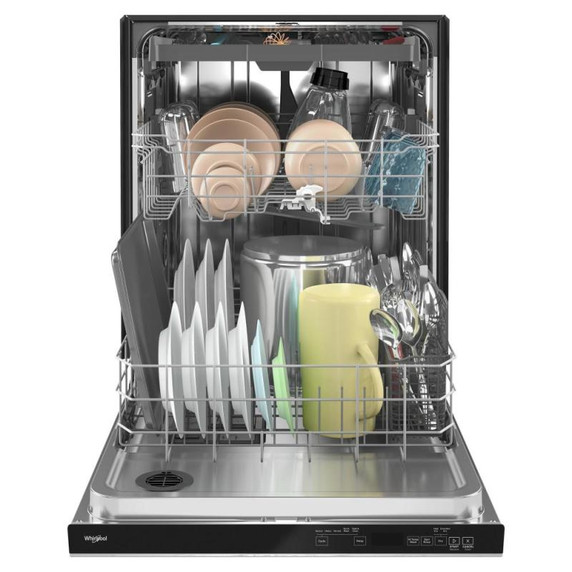 Whirlpool® 24” Stainless Steel Dishwasher with AI Intelligent Wash - 47 dBA WDTA50SAKZ