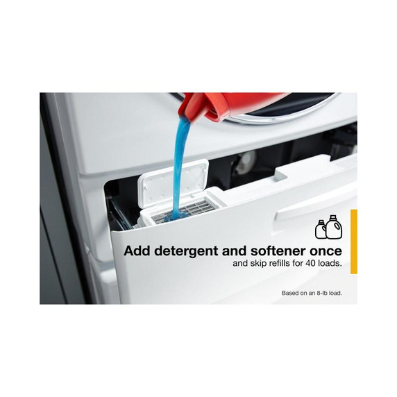 Whirlpool® 5.8 cu. ft. I.E.C. Smart Front Load Washer with Load & Go™ XL Plus Dispenser WFW9620HW
