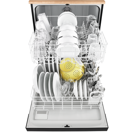 Whirlpool® Heavy-Duty Dishwasher with 1-Hour Wash Cycle WDP370PAHB