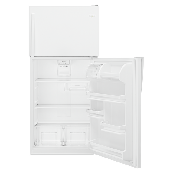 Whirlpool® 30-inch Wide Top Freezer Refrigerator - 18 cu. ft. WRT318FZDW