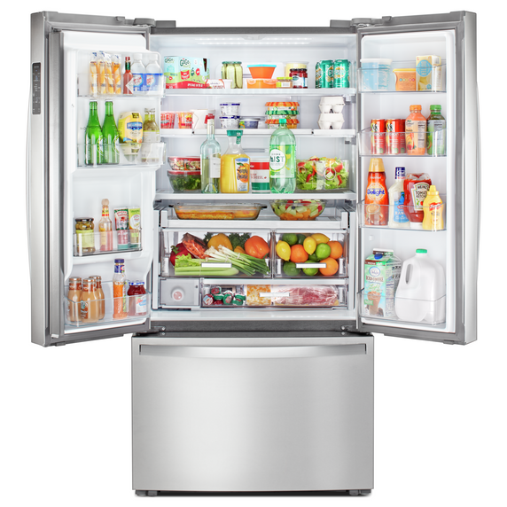 Whirlpool® 36-inch Wide Counter Depth French Door Refrigerator - 24 cu. ft. WRF954CIHZ