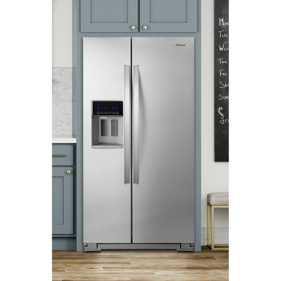 Whirlpool® 36-inch Wide Counter Depth Side-by-Side Refrigerator - 21 cu. ft. WRS571CIHZ