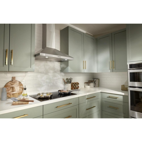 Whirlpool® ENERGY STAR® Certified 30" Chimney Wall Mount Range Hood WVW73UC0LS