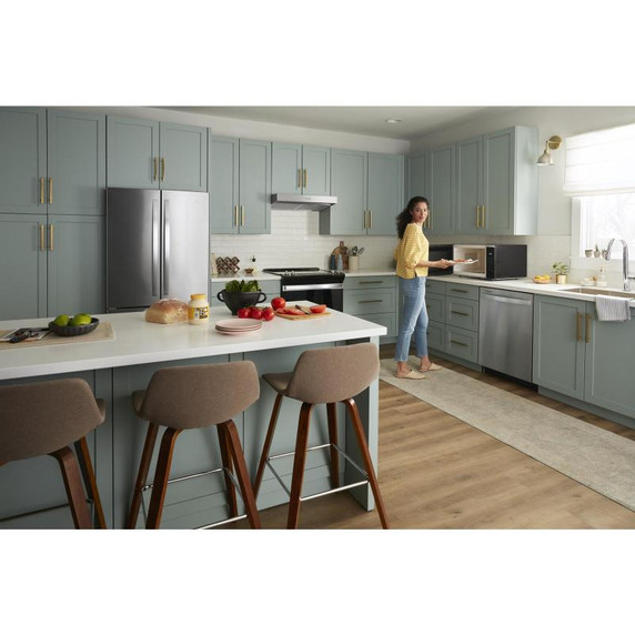 Whirlpool® 24” Stainless Steel Dishwasher with AI Intelligent Wash and Tall Top Rack WDT740SALZ