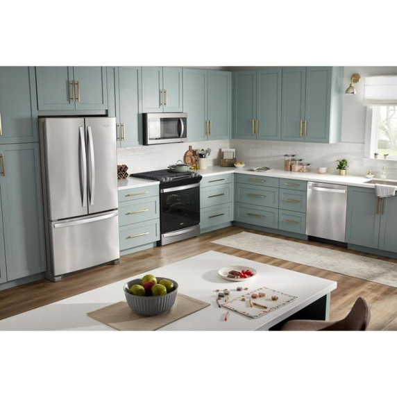 Whirlpool® 24” Stainless Steel Dishwasher with AI Intelligent Wash and Tall Top Rack WDT740SALZ