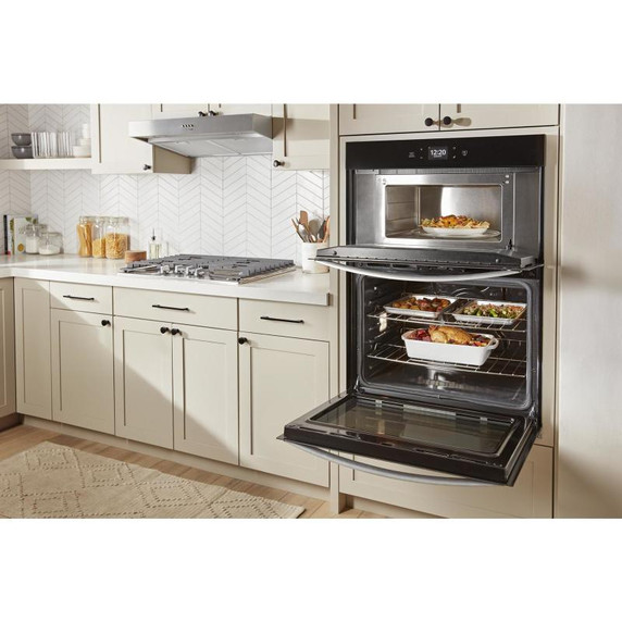 Whirlpool® 5.7 Total Cu. Ft. Combo Wall Oven with Air Fry When Connected WOEC5027LZ Whirlpool® 5.7 Total Cu. Ft. Combo Wall Oven with Air Fry When Connected WOEC5027LZ
