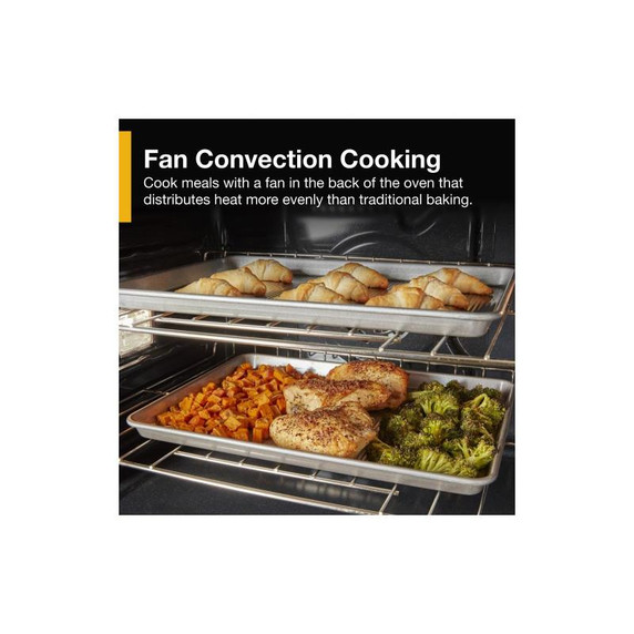 Whirlpool® 5.7 Total Cu. Ft. Combo Wall Oven with Air Fry When Connected WOEC5027LZ Whirlpool® 5.7 Total Cu. Ft. Combo Wall Oven with Air Fry When Connected WOEC5027LZ