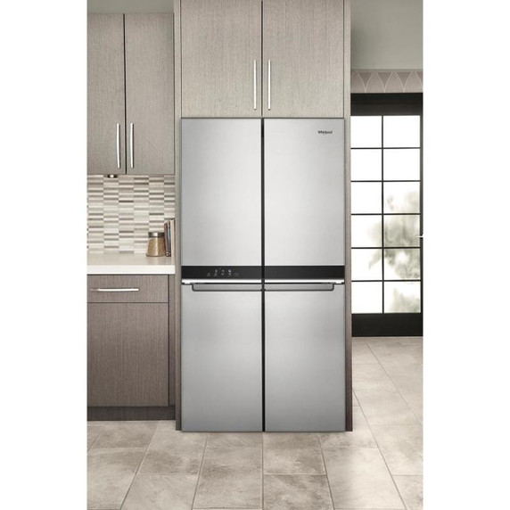 Whirlpool® 36-inch Wide Counter Depth 4 Door Refrigerator - 19.4 cu. ft. WRQA59CNKZ