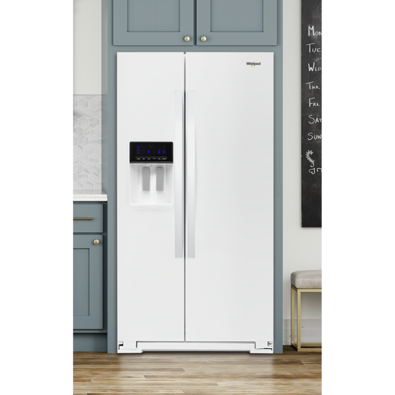 Whirlpool® 36-inch Wide Counter Depth Side-by-Side Refrigerator - 21 cu. ft. WRS571CIHW